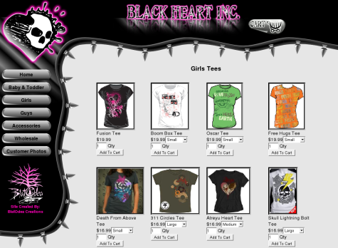 Black Heart Inc. Emo / Punk / Goth Clothing and Accessories