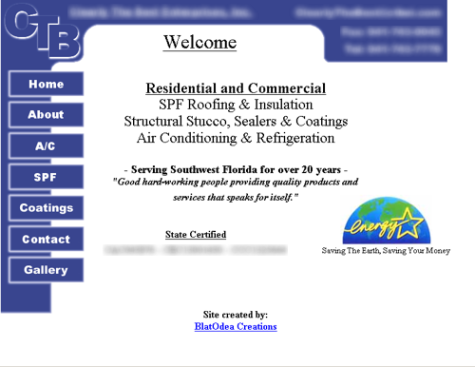 Commercial Business Website Design
